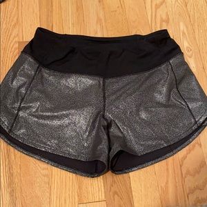 Metallic Lululemon shorts- 6 Tall